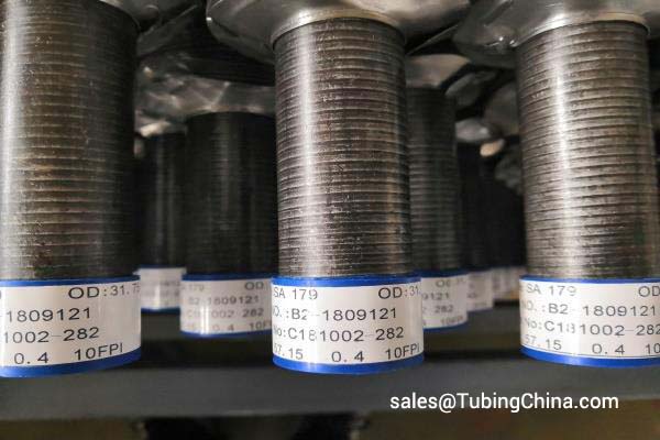 HFW High Frequency Welded Helical Spiral Serrated Finned Tubes