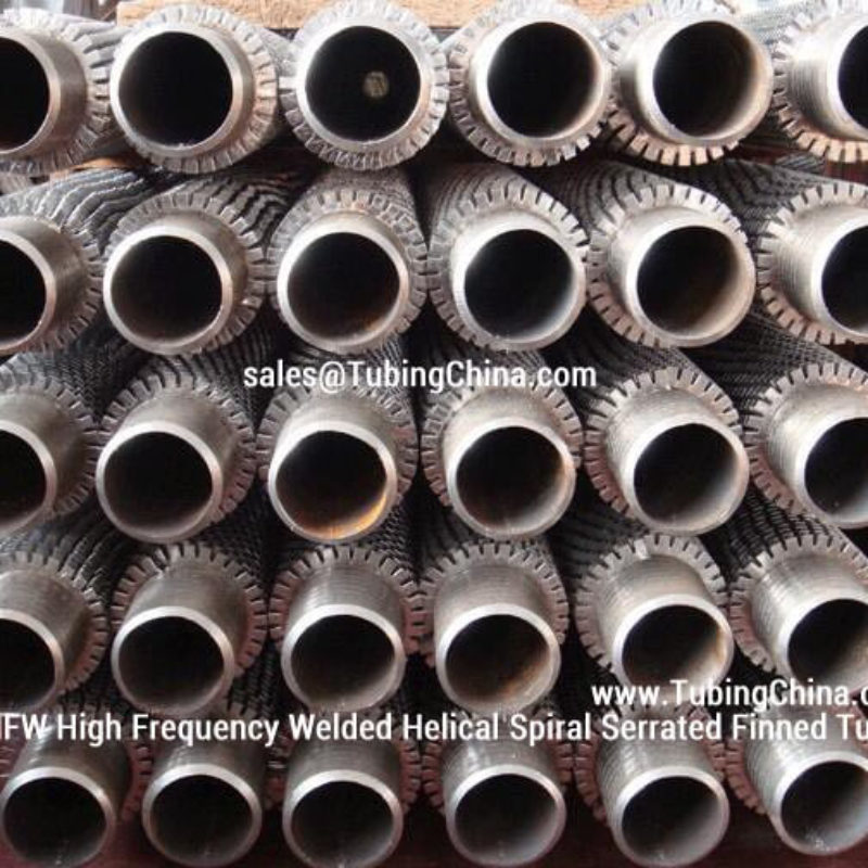 HFW High Frequency Welded Helical Spiral Serrated Finned Tubes